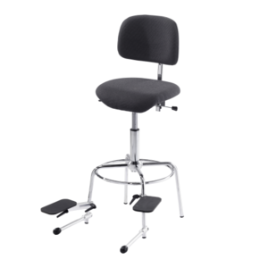 double-bass chair, &quot;comfort line&quot; with two adjustable foot rests / 3090